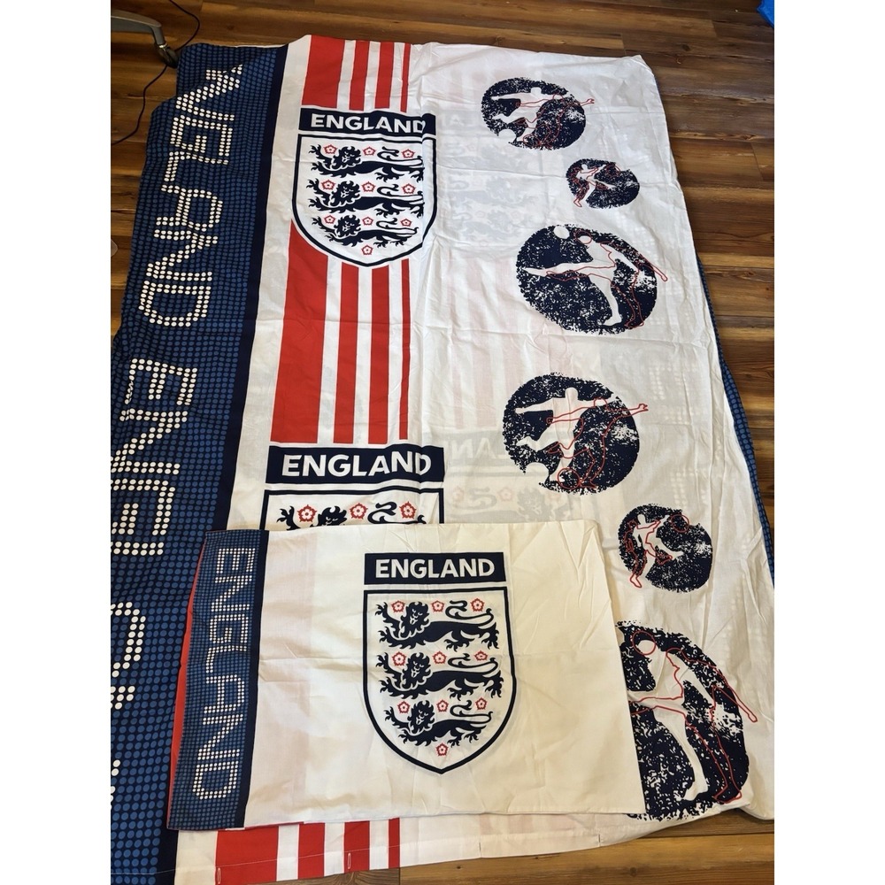 England Football Club Twin Duvet‎ Cover/ PillowCase Quilt /Cover Bedding Set